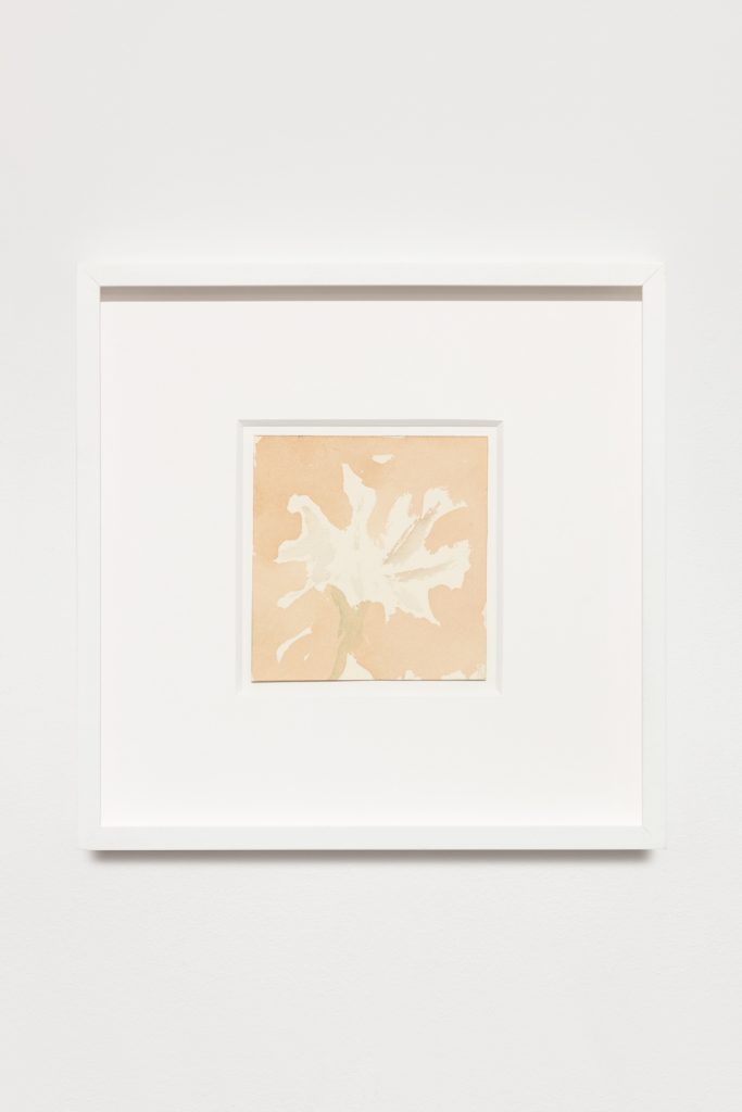 <I>untitled</I>, 1980-86 ca.
</br>
watercolor on paper</br>
31,7 x 31,7 x 4 cm / 12.4 x 12.4 x 1.5 in (framed)