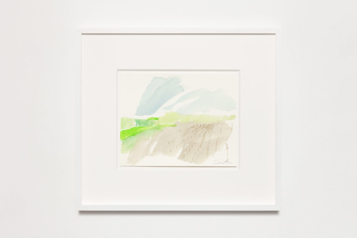 <I>untitled</I>, 1983
</br>
watercolor on paper</br>
39,8 x 44,5 x 4 cm / 15.6 x 17.5 x 1.5 in (framed)