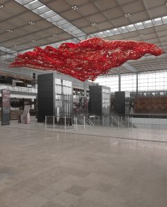 <I>The Magic Carpet</i>, 2011
</br> installation view, Berlin Brandenburg Airport