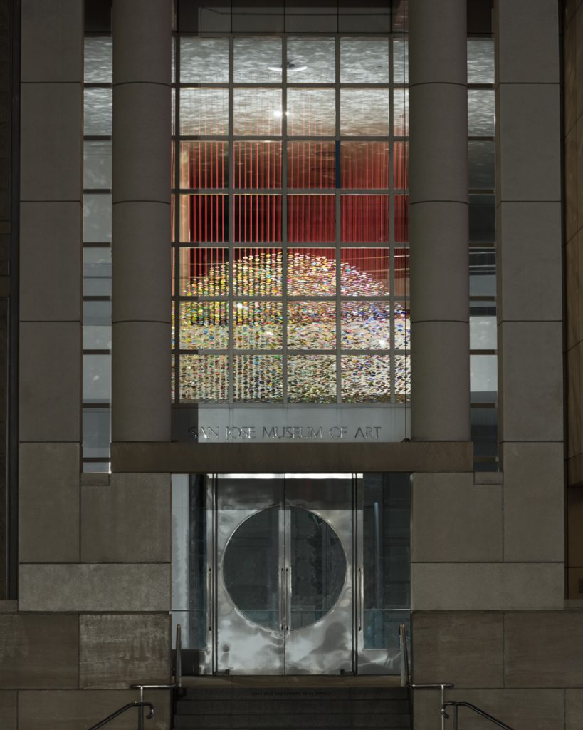 <I>noisy blushes</i>, 2020
</br> installation view, San José Museum of Art