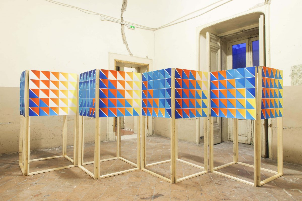 <I>From Down, From up & In Between</i>, 2013
</br> installation view, Fondazione Morra Greco