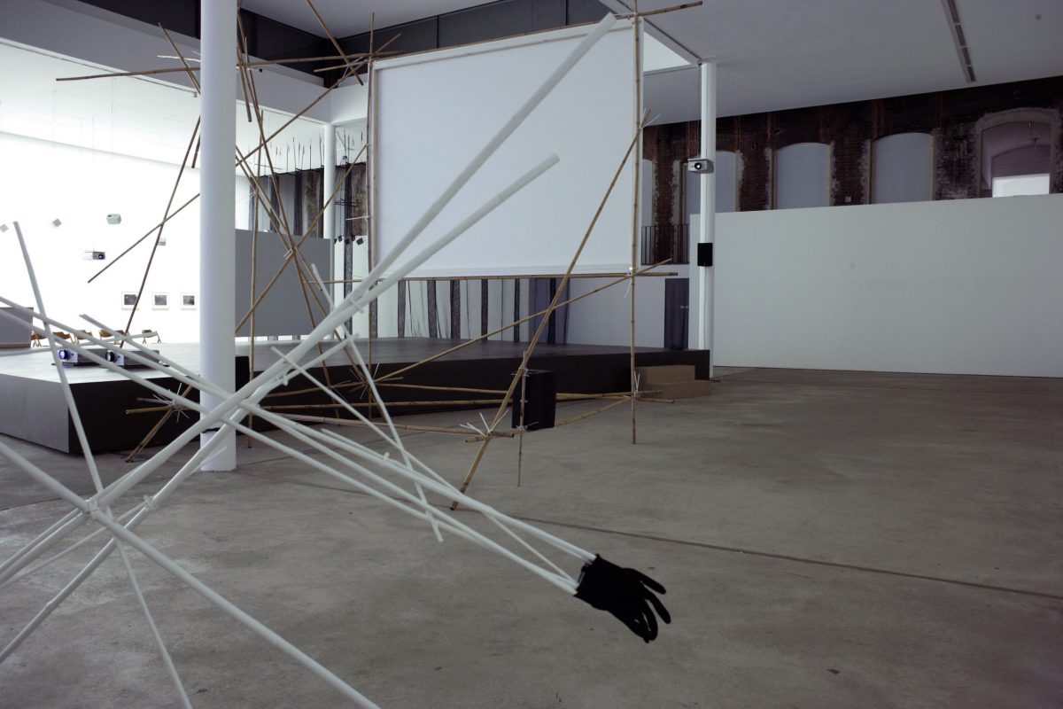 <I>No Matter How Bright the Light, the Crossing Occurs at Night</i>, 2006
</br> installation view, KW Institute for Contemporary Arts, Berlin