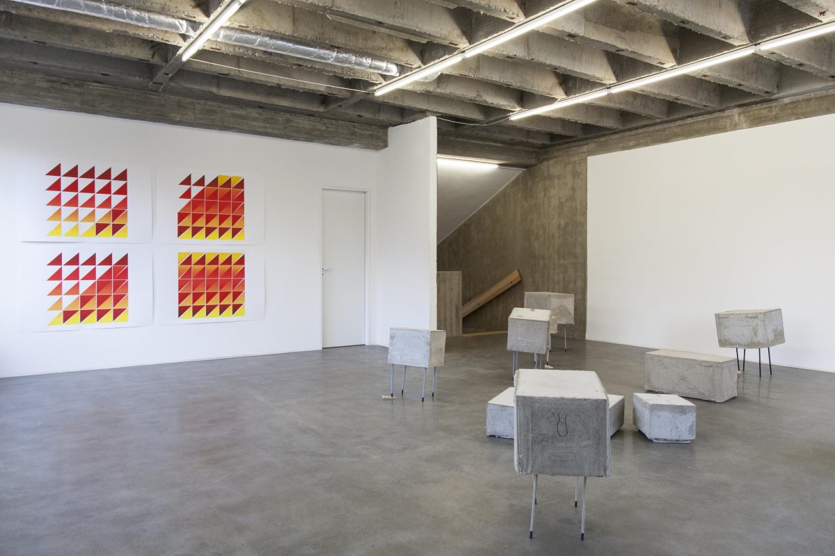 <I>untitled (1)</i>, 2014
</br> installation view, PRAXES Center for Contemporary Art, Berlin