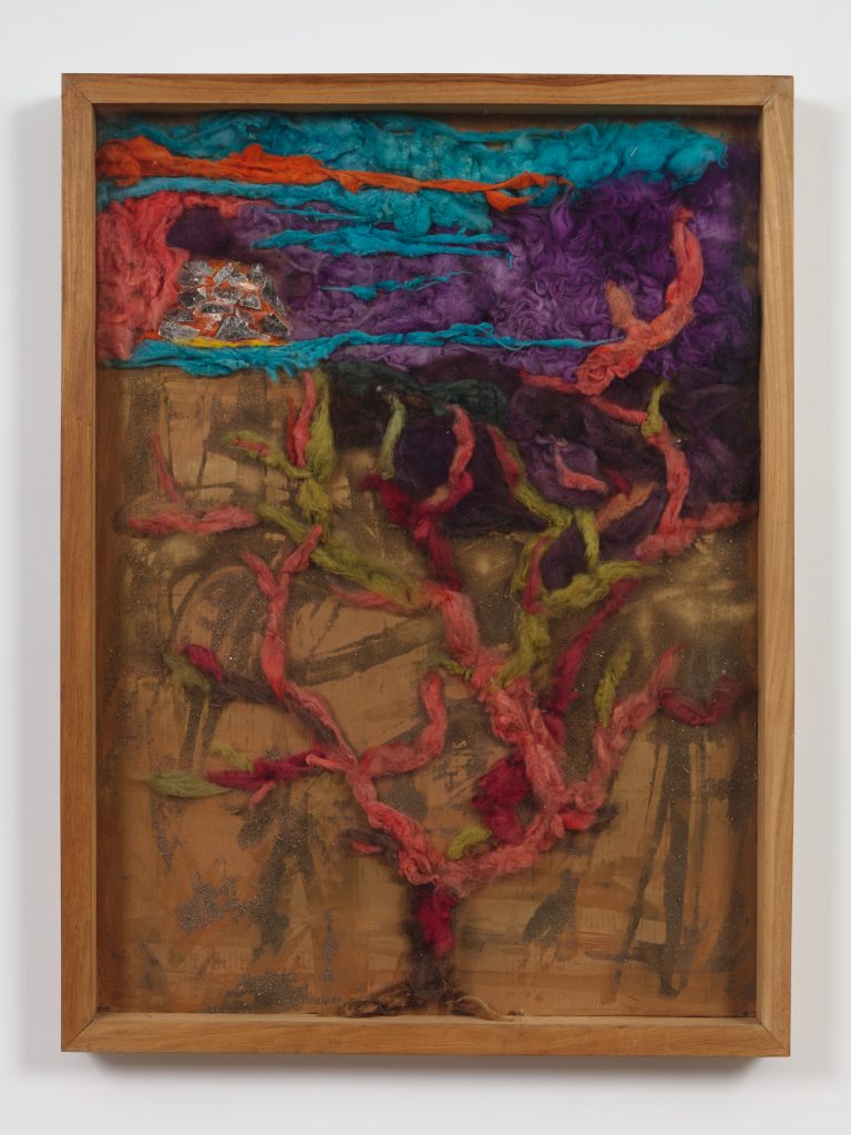 <I>Falsa higuerita</I>, 1988
</br>
mixed technique textile</br>
109 x 81,2 x 7 cm / 42.9 x 32 x 2.7 in