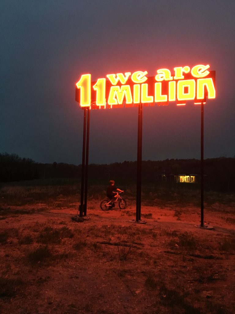 <I>Somos 11 Millones / We Are 11 Million</i>, 2019
</br> installation view, Art Omi - High Line Art Commission