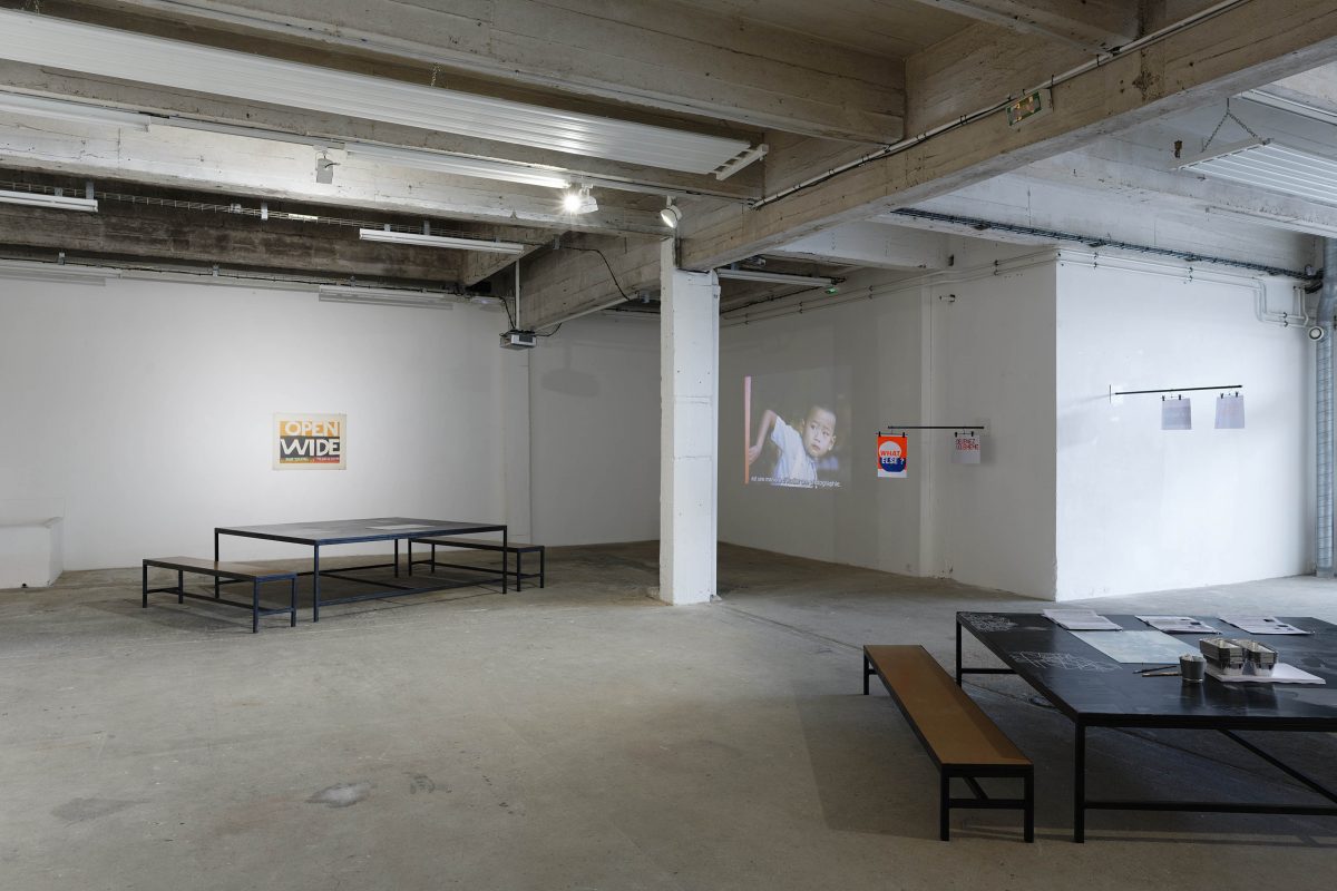 <I>We have no art, we do everything as well as we can</i>, 2018
</br> installation view, Passerelle Centre d’art contemporain, Brest