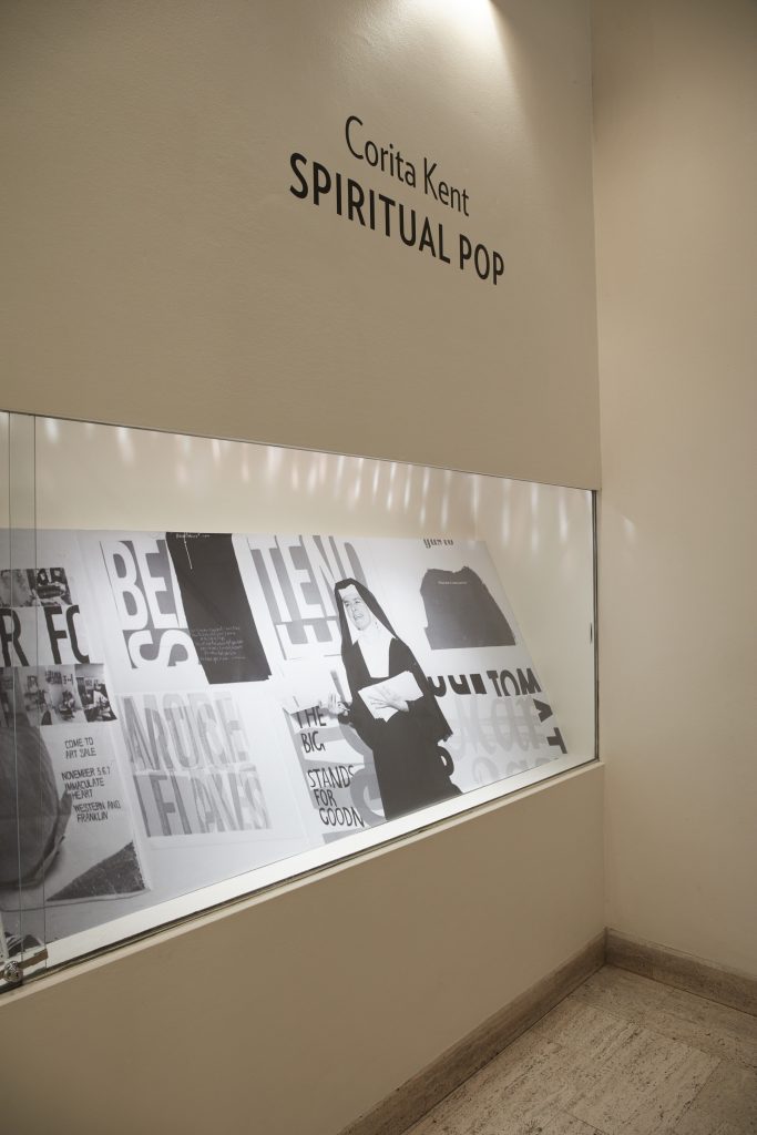 <I>Corita Kent - Spiritual Pop</i>, 2016
</br> installation view, Portland Art Museum, Portland