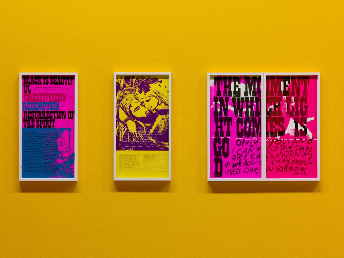 <I>Corita Kent___Joyful Revolutionary</i>, 2020
</br> installation view, Taxispalais Kunsthalle Tirol, Innsbruck