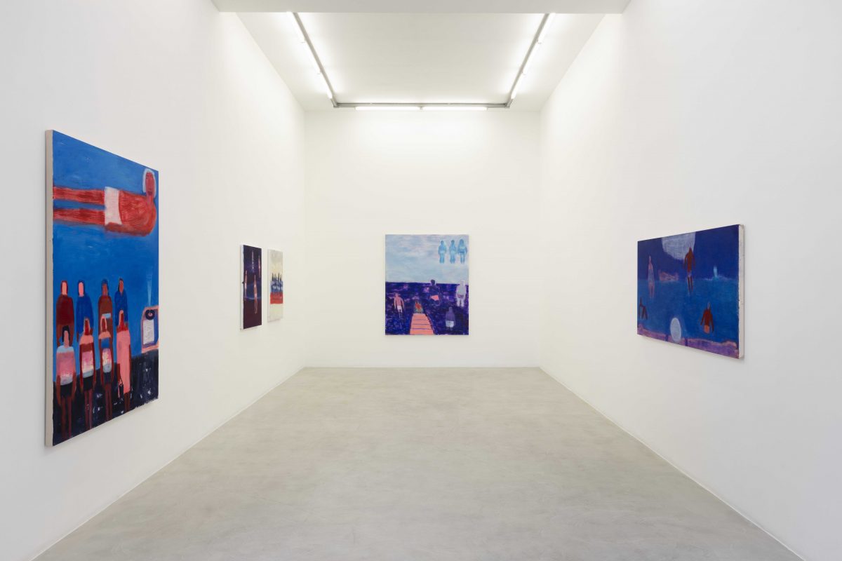 <I>Lifeguards</i>, 2021
</br> installation view, kaufmann repetto Milan>