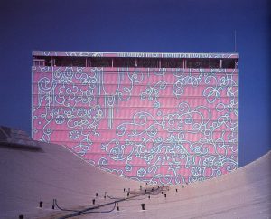 <I>Pink Building</i>, 2000
</br> installation view, Expo 2000, Hannover