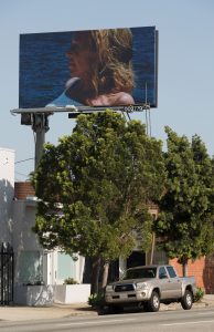 <I>Public Billboard</i>, 2014
</br> installation view, LAXART, Los Angeles