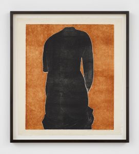 Mamma Andersson, <I>The End</I>, 2016
</br>
handprinted colour woodcut on rice paper, monotype</br>
70,6 x 64 x 3,8 cm / 27.8 x 25.2 x 1.5 in