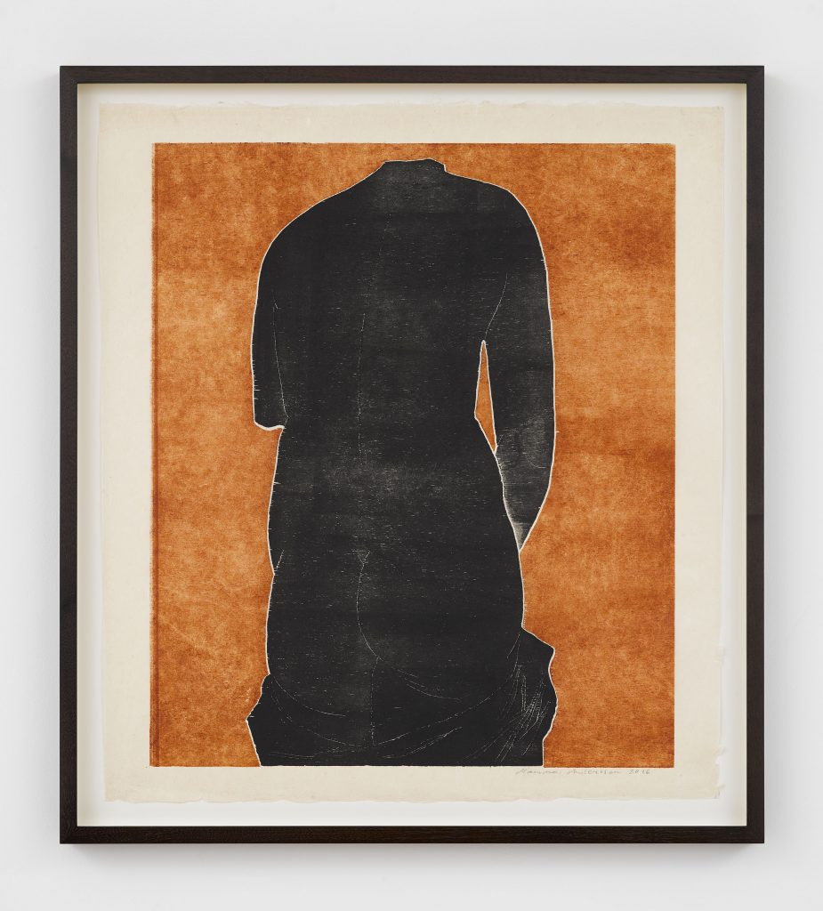 Mamma Andersson, <I>The End</I>, 2016
</br>
handprinted colour woodcut on rice paper, monotype</br>
70,6 x 64 x 3,8 cm / 27.8 x 25.2 x 1.5 in
