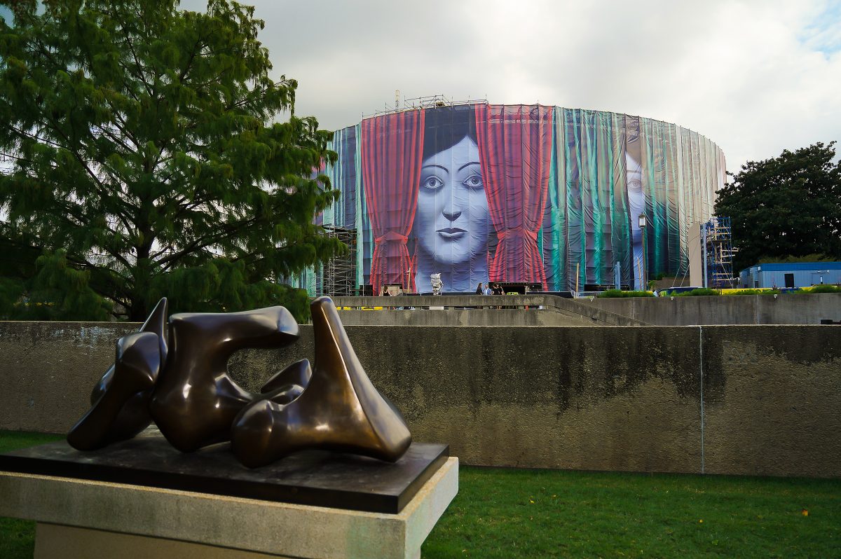 <I>nicolas party: draw the curtain</i>, 2021
</br> installation view, Hirshhorn Museum, Washington>