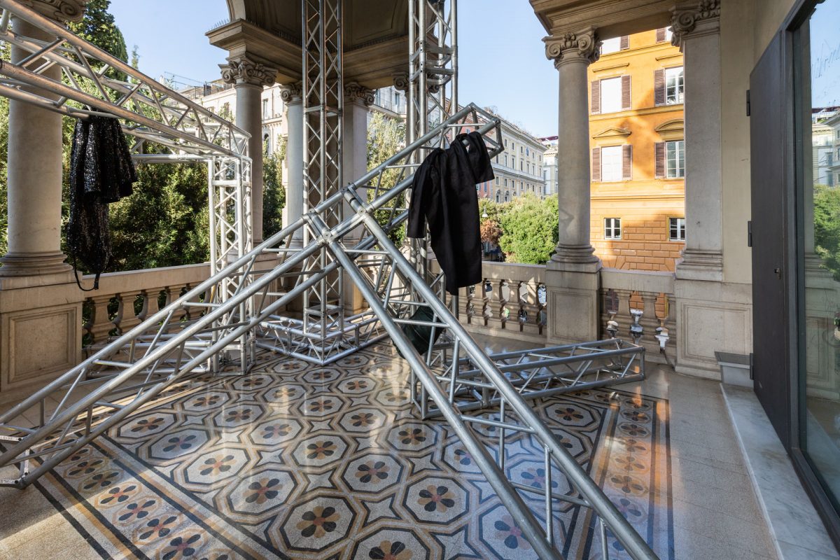 <I>Story Line</i>, 2021
</br> installation view, Istituto Svizzero, Rome