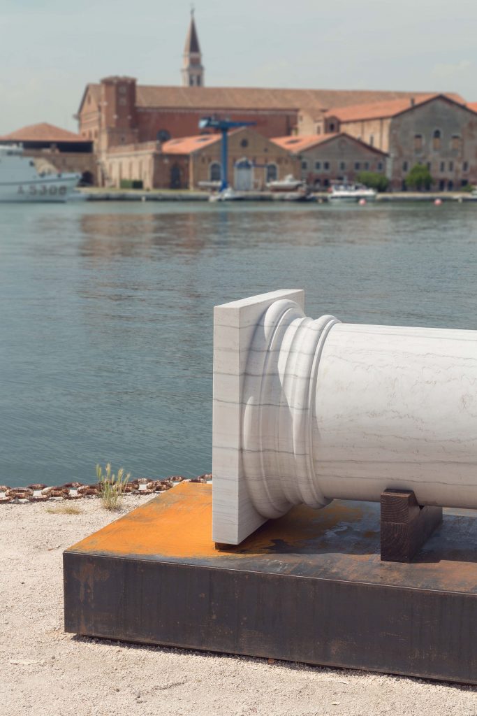 <I>The column</i>, 2014
</br> installation view, Arsenale, Venice Biennale
