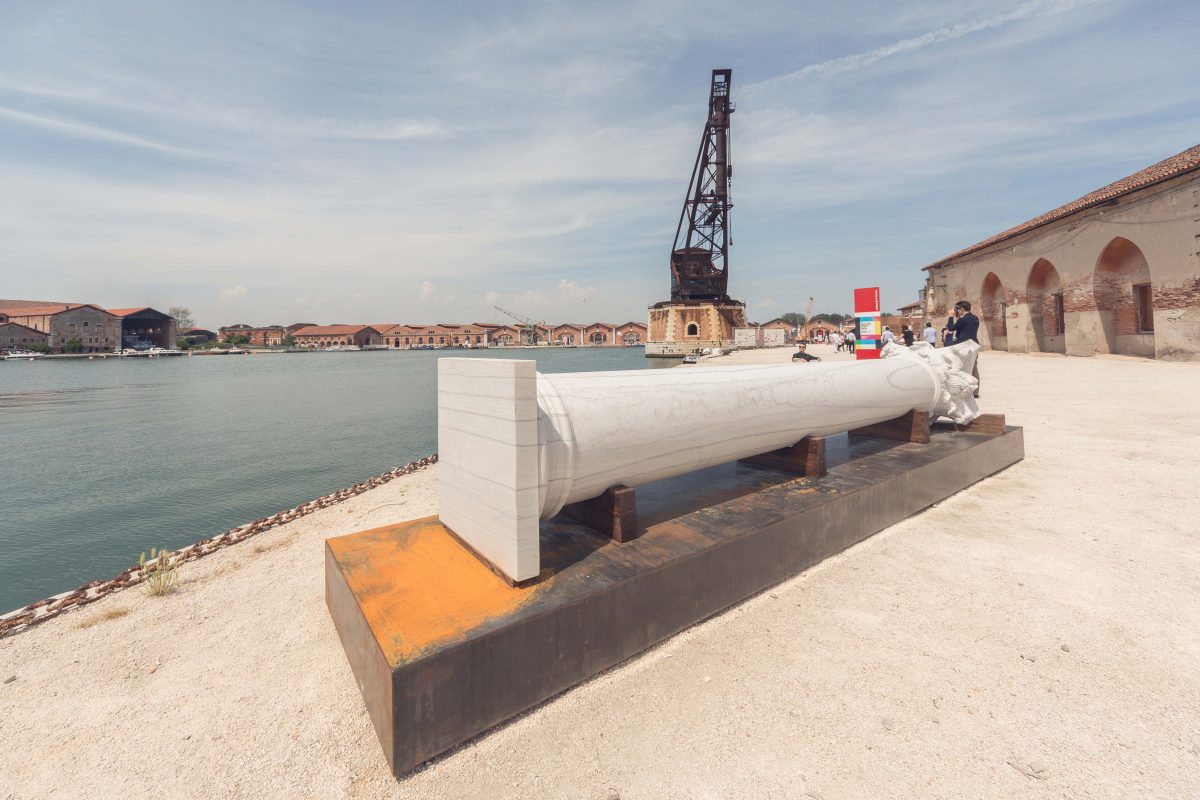 <I>The column</i>, 2014
</br> installation view, Arsenale, Venice Biennale