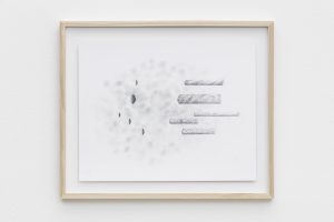 <i>nuvola che mostra i sentimenti</br>
[cloud showing feelings]</I>, 2020
</br>
graphite on paper</br>
35 x 42 x 4 cm / 13.7 x 16.5 x 1.5 in (framed)