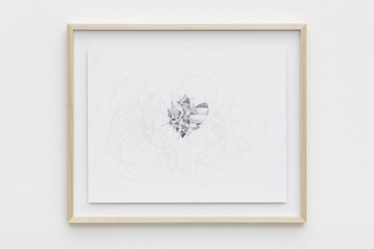 <i>Giovane universo</br>
[Young universe]</I>, 2020
</br>
graphite on paper</br>
35 x 42 x 4 cm / 13.7 x 16.5 x 1.5 in (framed)
