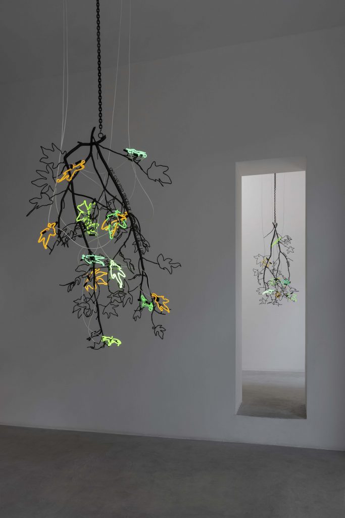 <i>You must not turn your head away in grief</i>, 2022
</br> installation view, kaufmann repetto Milan
