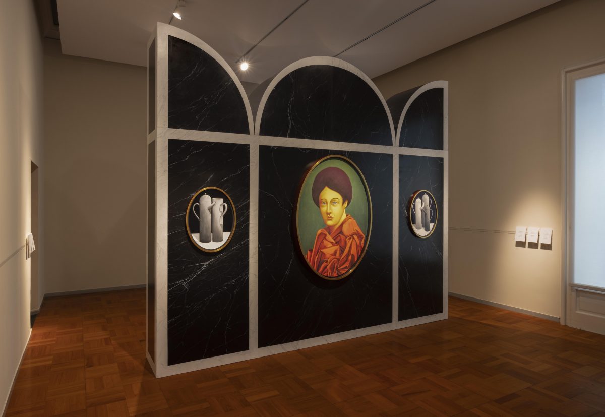 <i>Nicolas Party: Triptych</i>, 2022
</br> installation view, Poldi Pezzoli Museum, Milan