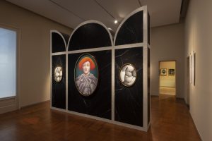 <i>Nicolas Party: Triptych</i>, 2022
</br> installation view, Poldi Pezzoli Museum, Milan