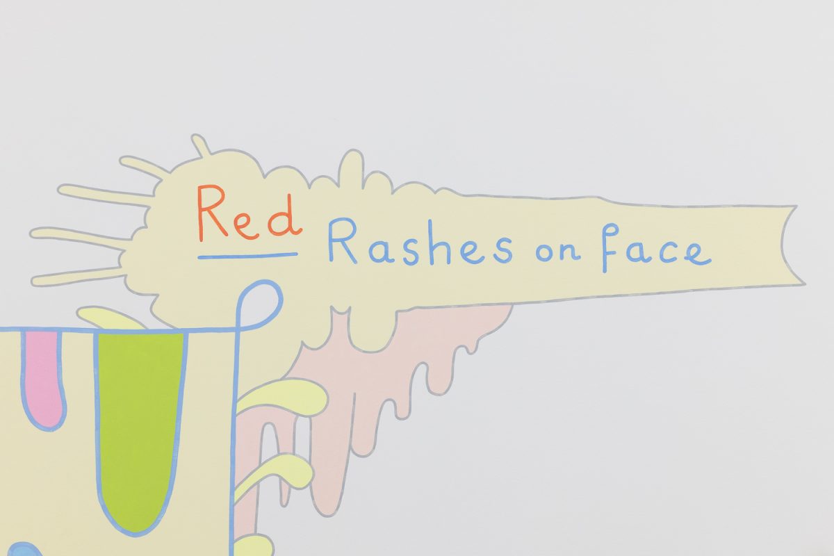 <i>Red Rashes on Facee Not</i>, 2019-2022
</br>
(detail)