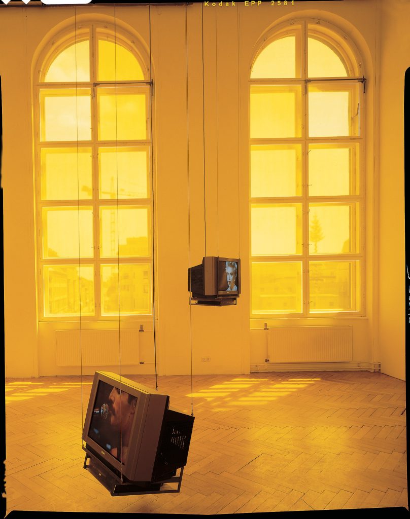 <i>Candice Breitz - Cuttings </i>, 2001
</br> installation view, OK Center for Contemporary Art, Linz