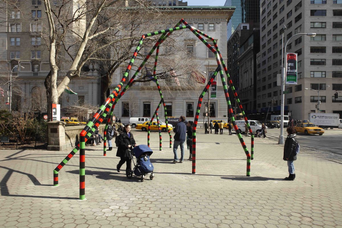 <i>Empire</i>, 2011
</br> installation view, Public Art Fund, New York