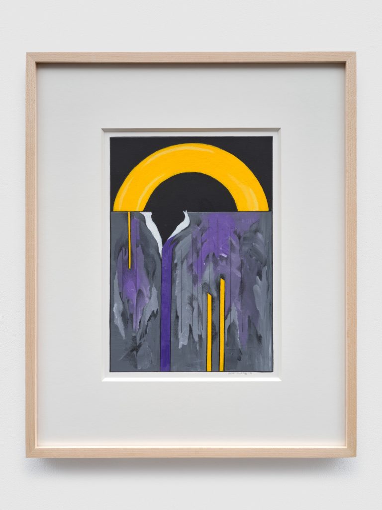 <i>Untitled</i>, 1989</br>acrylic and graphite on paper</br>
45,1 x 35,6 cm / 17.8 x 14 in (framed)