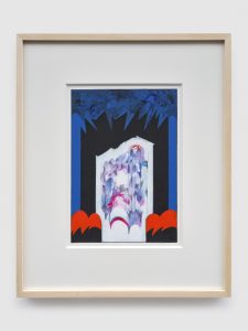 <i>Untitled</i>, 1992</br>acrylic and graphite on paper</br>
45,1 x 35,6 cm / 17.8 x 14 in (framed)