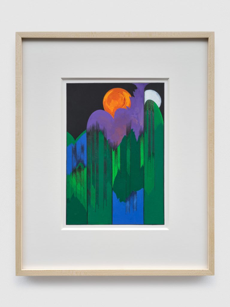 <i>Untitled</i>, 1992</br>acrylic and graphite on paper</br>
45,1 x 35,6 cm / 17.8 x 14 in (framed)