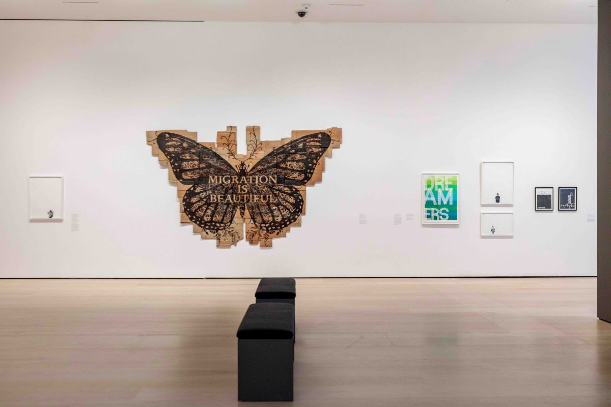 <I>Andrea Bowers</I>, 2022</br> installation view,
Hammer Museum, Los Angeles