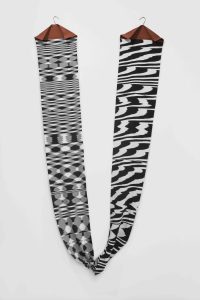Rosita and Angela Missoni, <i>Extended Play I</i>, 2022</br>viscose</br>
266,7 x 129,5 cm / 105 x 51 in