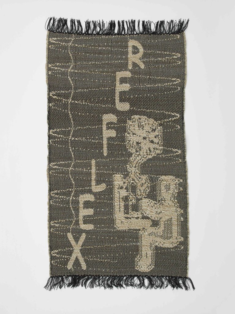 Charlotte Johannesson, <i>Reflex</i>, 2019</br>wool, digitally woven</br> 111 x 58 cm / 43.7 x 22.8 in