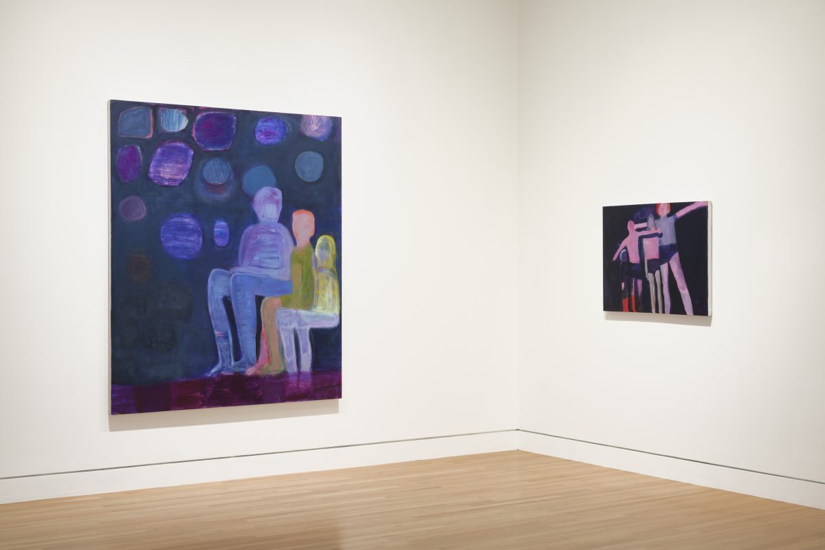 <I>Flying Woman: The Paintings of Katherine Bradford</I>, 2023</br> installation view,
Frye Art Museum, Seattle