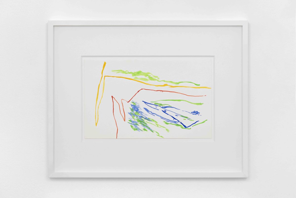 <i> Untitled</i>, 1986</br>watercolor on paper</br>
17,8 x 30,5 cm / 7 x 12 in>