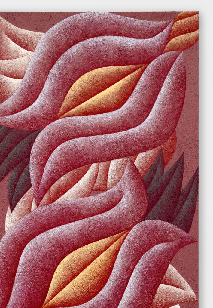 <i>Anthesis (Red and Pink)</I>, 2025</br>detail>