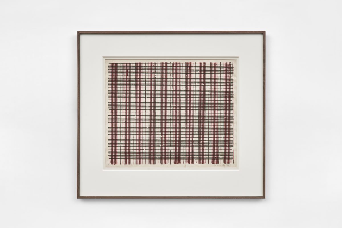 Bice Lazzari,<i> Senza Titolo [Untitled] </i>, 1949 </br>tempera on paper </br> 58,4 x 65,4 x 3,2 cm / 23 x 25.8 x 1.3 in (framed)
