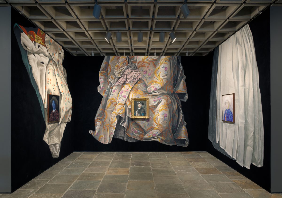 <i>Nicolas Party and Rosalba Carriera</i>, 2023 </br> installation view, THE FRICK COLLECTION, new york>