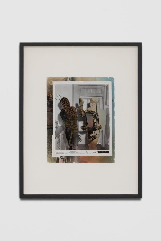 John Stezaker,<i>Shadow Fight</i>, 2020 </br> collage
</br> 53,5 x 42 x 4 cm / 21 x 16.5 x 1.5 in (framed)</br>
51 x 39 cm / 20 x 15 in (unframed)