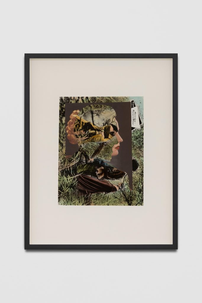 John Stezaker,<i> The Masque </i>, 2023 </br> collage
</br> 53,5 x 42 x 4 cm / 21 x 16.5 x 1.5 in (framed)</br>
51 x 39 cm / 20 x 15 in (unframed)