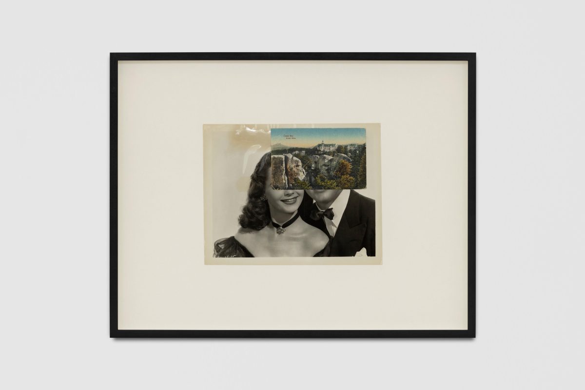 John Stezaker,<i> Pair XXIX</i>, 2017 </br> collage
</br> 41,5 x 53 x 4 cm / 16 x 21 x 1.5 (framed)</br>
20 x 25 cm / 8 x 10 in (unframed)