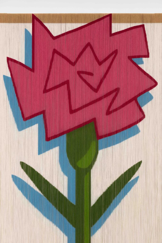Dianna Molzan, <i>Carnation</i>, 2023 </br> oil on canvas on poplar
</br> (detail)