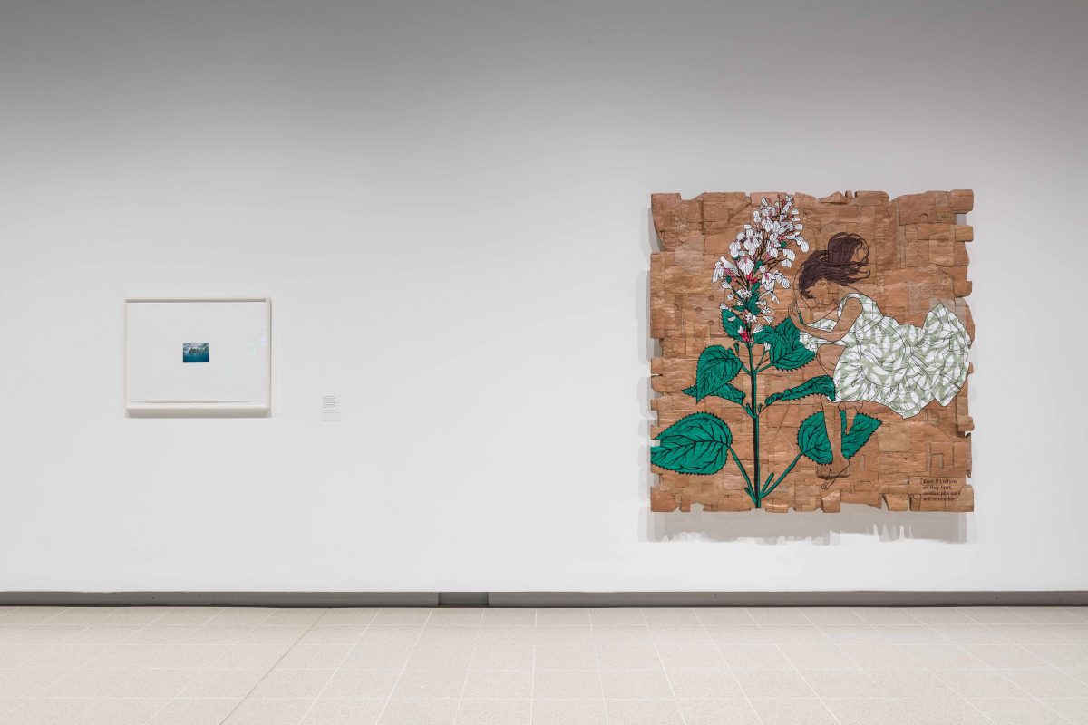 Andrea Bowers, <i>Dear Earth: Art and Hope in Time of Crisis</i>, 2023</br> installation view, Hayward Gallery, London