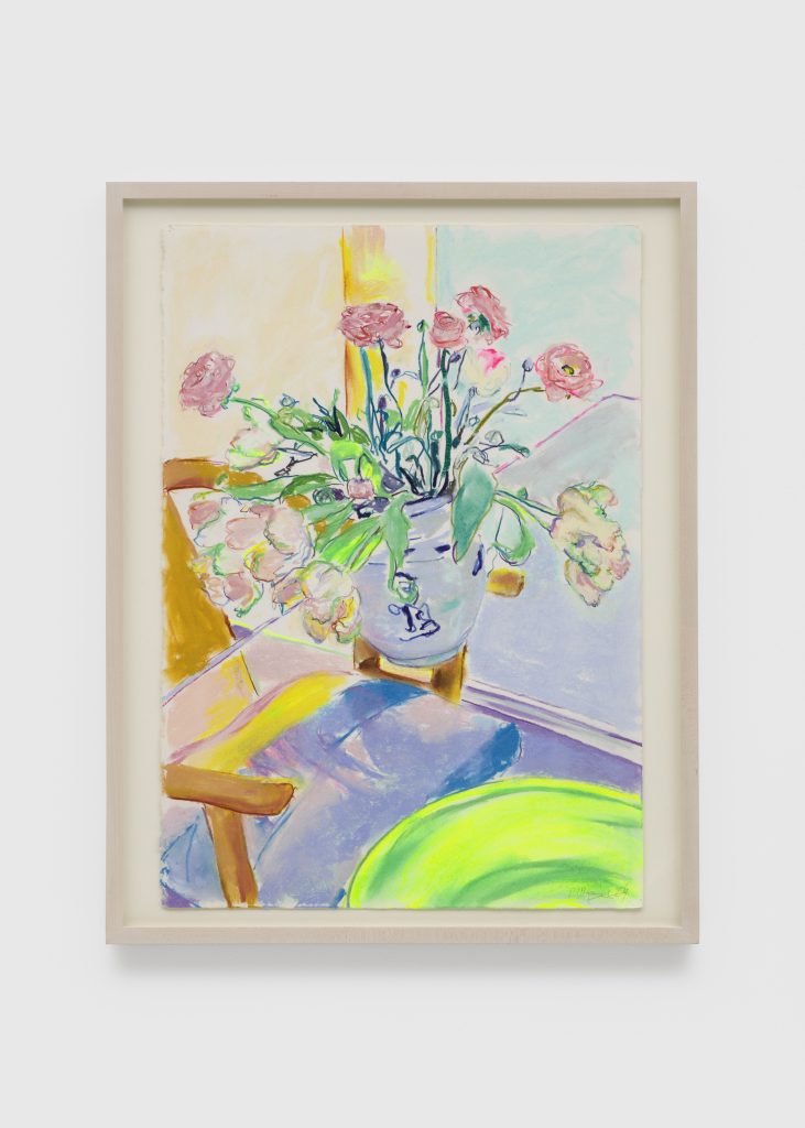 Billy Sullivan, <i> Mary’s Flowers </i>, 2009 </br> pastel on paper </br> 76.2 x 55.9 cm / 30 x 22 in (unframed)