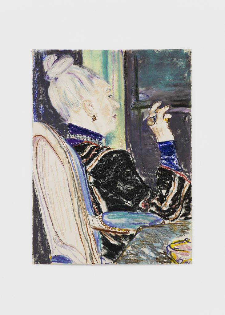 Billy Sullivan, <i> Evelyn Lambert </i>, 1982 </br> pastel on paper </br> 76,2 x 55,9 cm / 30 x 22 in (unframed)
