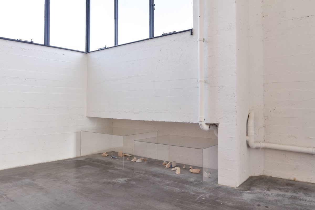 <i>the ceiling of a courtyard</i>, 2023 </br> installation view, WIELS, Brussels