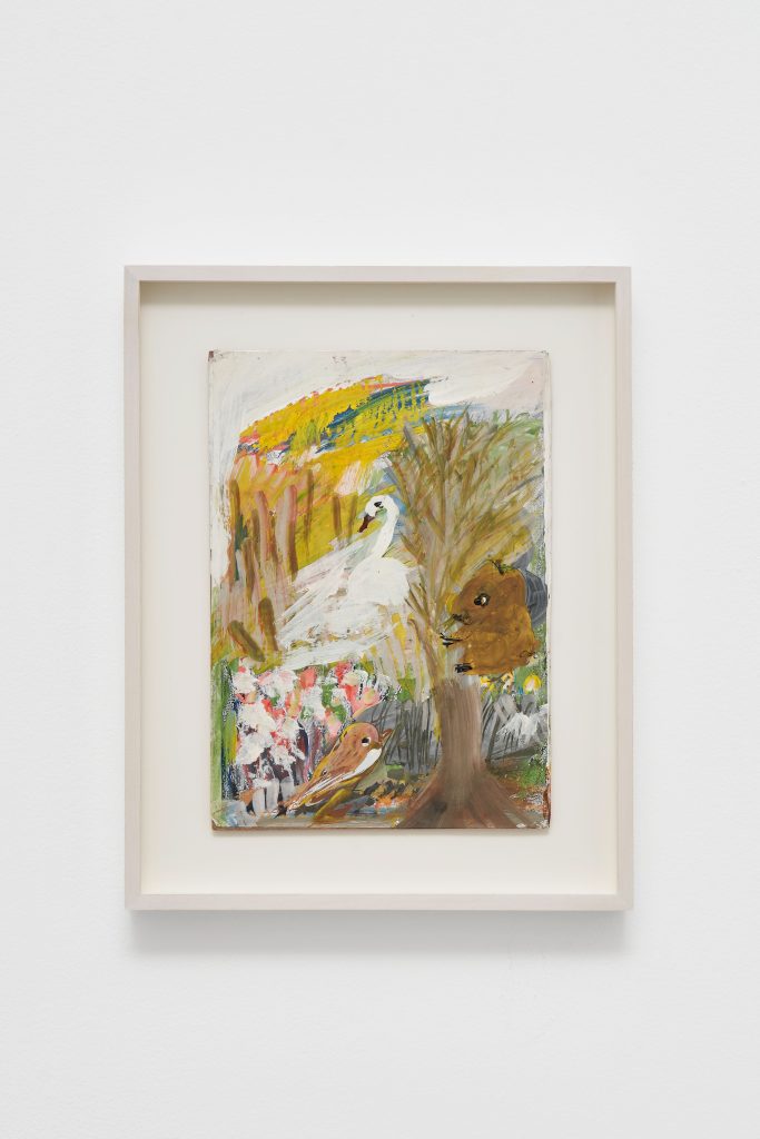 Elene Chantladze, <i>Untitled</i>, 2022</br>mixed media on cardboard</br>31 x 21 cm / 12 x 8 in