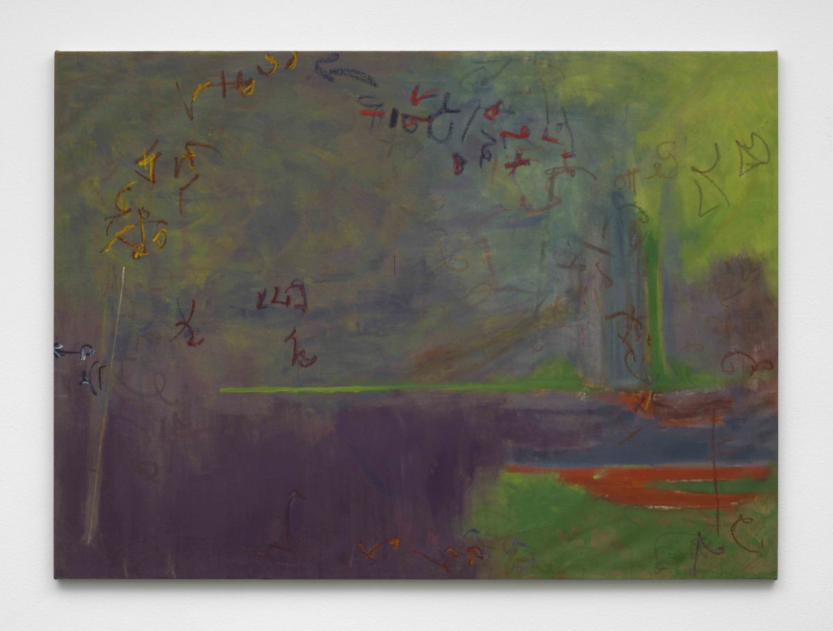 <i>Green with Violet</I>, 1975
</br>
oil on canvas</br>127 x 174,3 cm / 50 x 68 in>